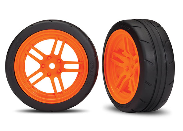 [ TRX-8373A ] Traxxas Tires & wheels 1.9 response tires front (2) vxl rated - TRX8373A