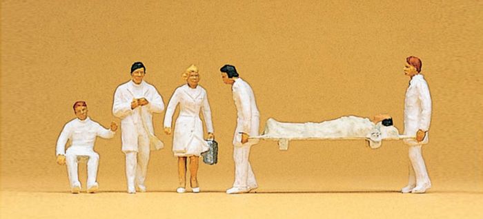 [ PRE10101 ] Preiser spoedarts team 1/87 HO