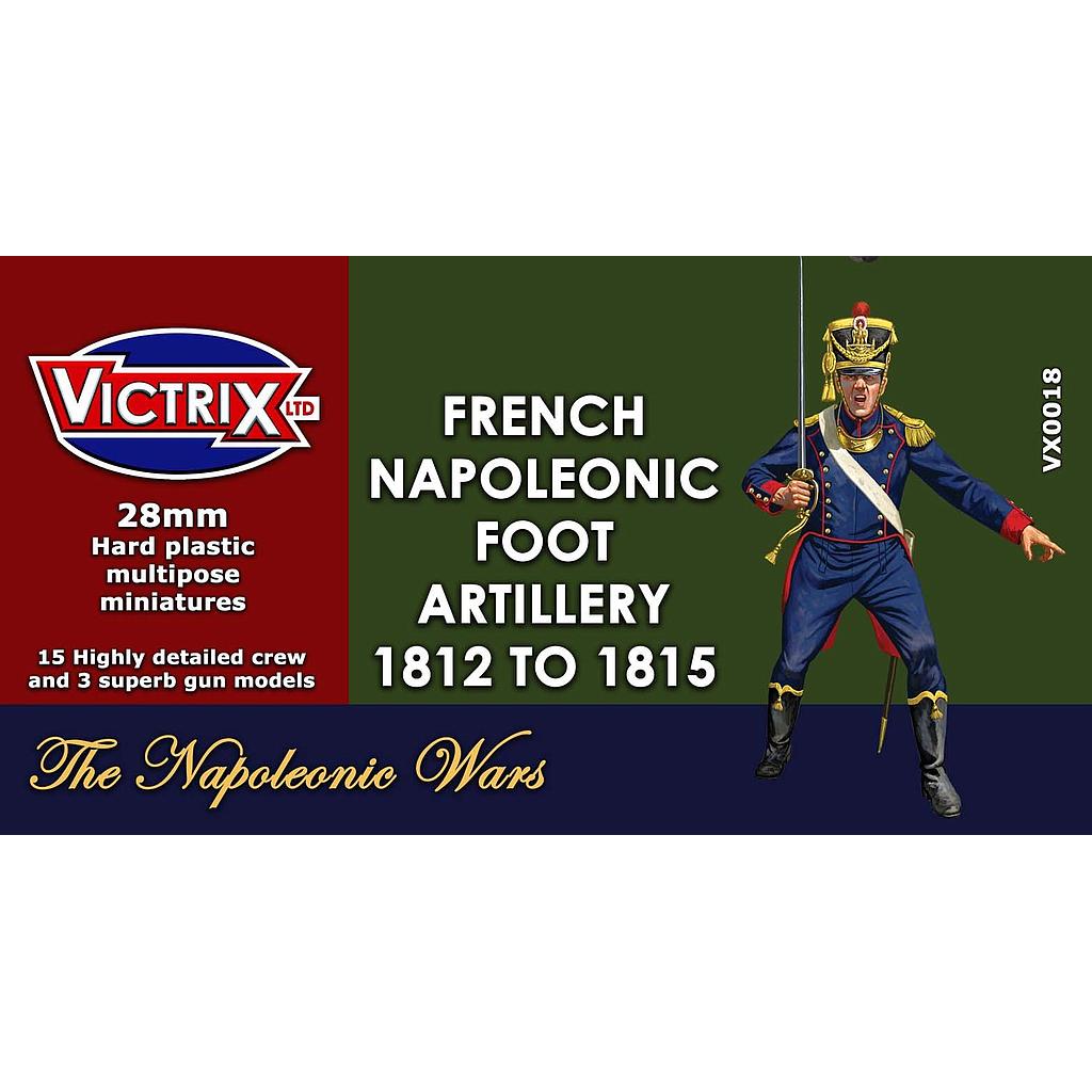 [ VICTRIXVX0018 ] French napoleonic foot artillery 1812 tot 1815
