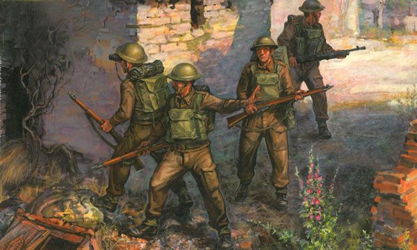 [ ZVE6226 ] Zvezda British recon team 1/72