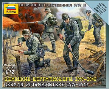 [ ZVE6110 ] Zvezda German sturmpioniere 1939 - 1942 1/72