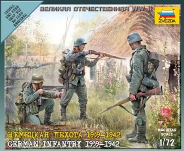 [ ZVE6105 ] Zvezda German infantry 1939 - 1942 1/72