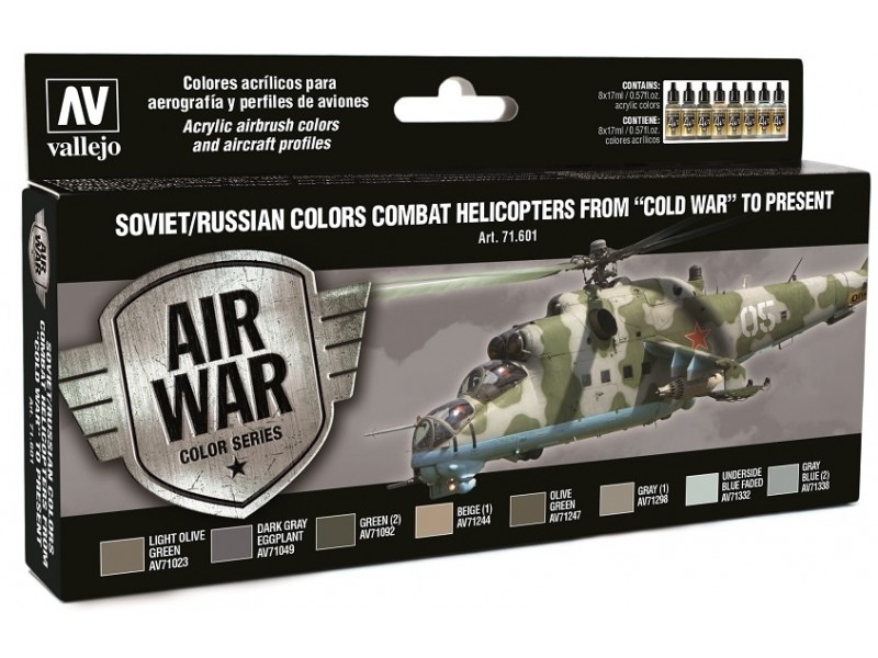 [ VAL71601 ] Vallejo Soviet combat helicopters WWII - now