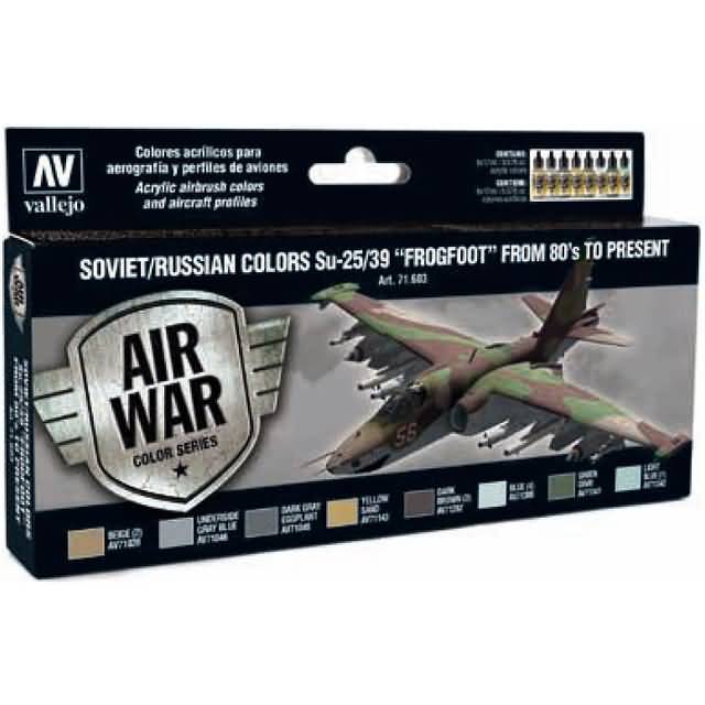 [ VAL71603 ] Vallejo Soviet/russian colors su-25/39 "frogfoot" from 80's to present