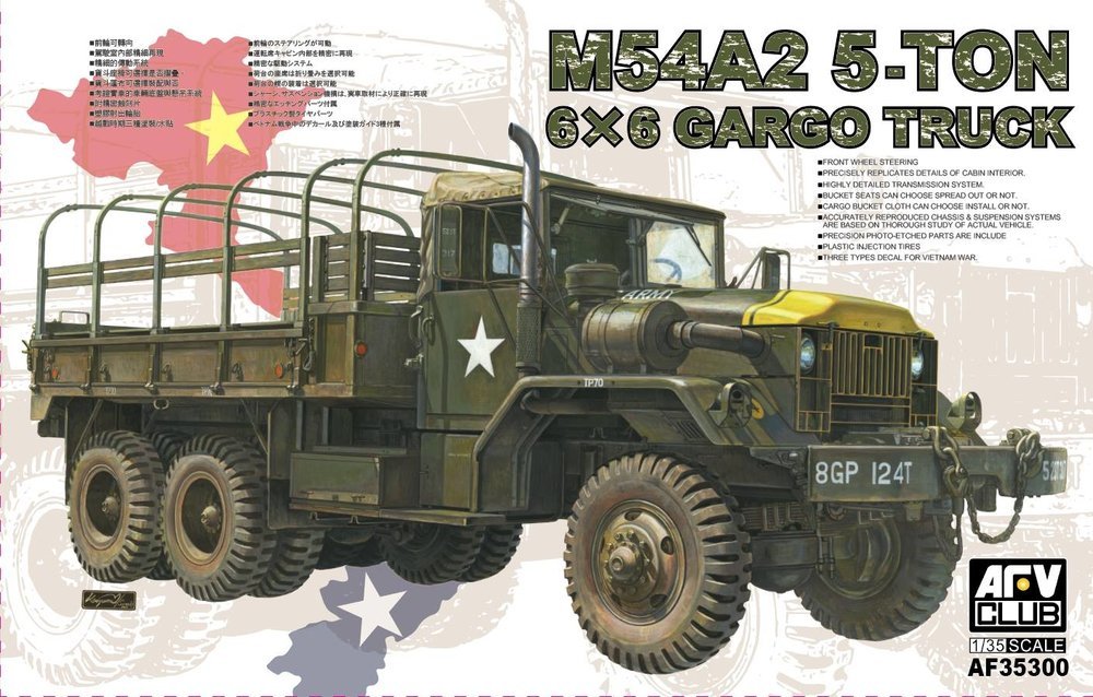 [ AF35300 ] M54A2 5-TON 6X6 Cargo truck