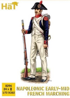 [ HAT8296 ] Napoleonic early-mid french marching 1/72