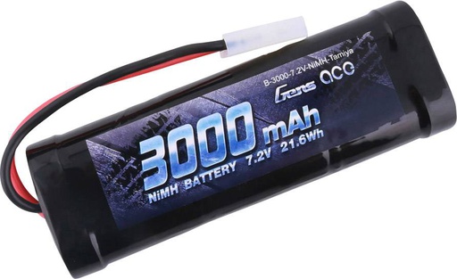 [ B-3000-7.2V-NIMH-TAMIYA ] Gens ace 3000Mah 7.2V