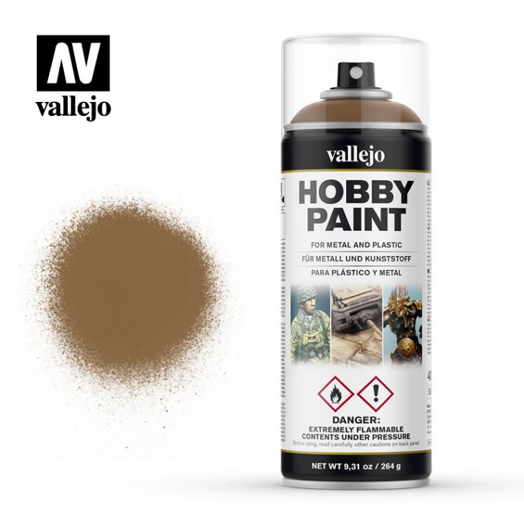 [ VAL28014 ] Vallejo Leather Brown 400ml. spray