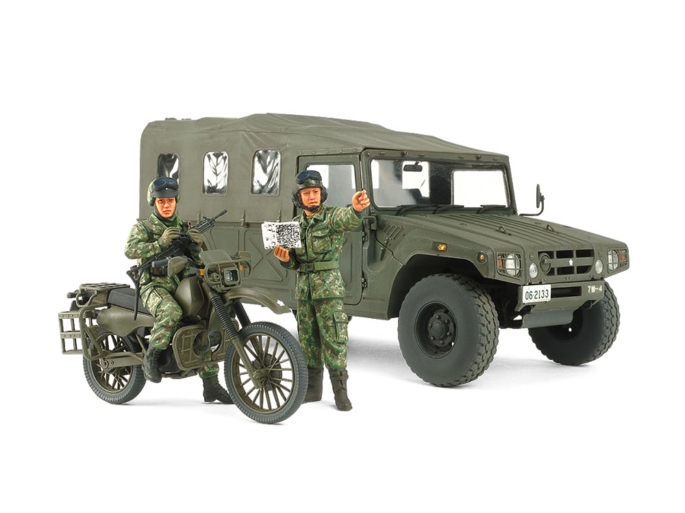 [ T25188 ] Tamiya Recon. motorcycle high mobility vehicle 1/35 (incl 2 figures)