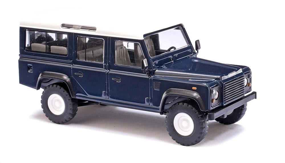 [ BUSCH50302 ] Landrover Blauw 1/87 HO