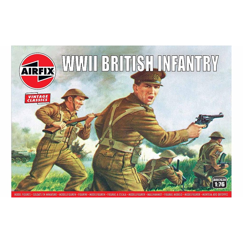 [ AIRA00763V ] WWII British Infantry 1/76