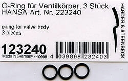 [ HS123240 ] Harder &amp; Steenbeck O-ring voor ventielbehuizing