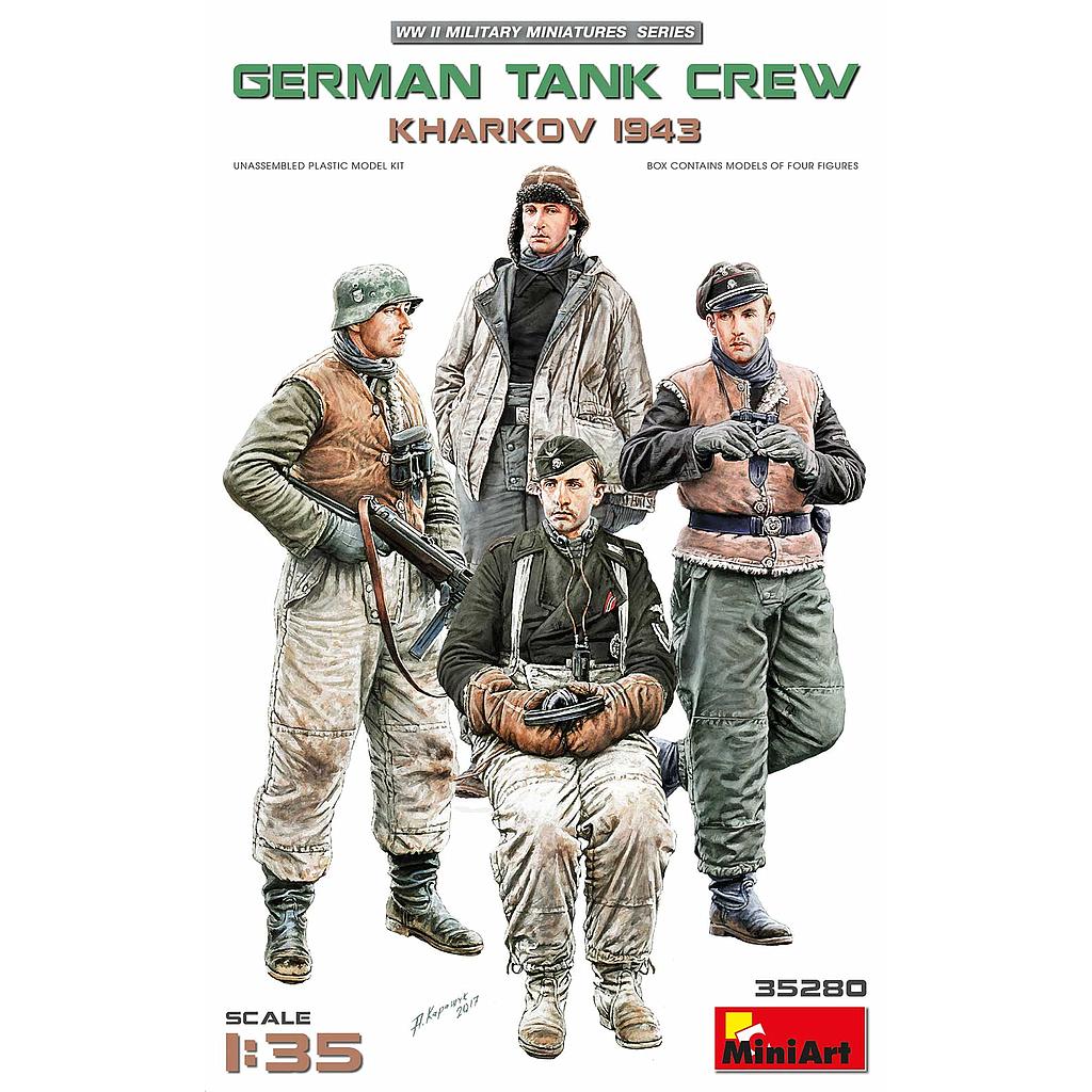 [ MINIART35280 ] Miniart German tank crew KHARKOV 1943 1/35 