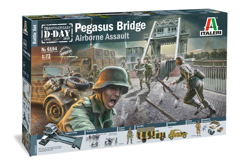 [ ITA-6194 ] Italeri pegasus bridge airborne assault battle set