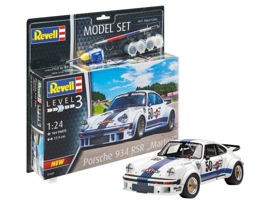[ RE67685 ] Revell model set porsche 934 RSR "Martini" 1/24