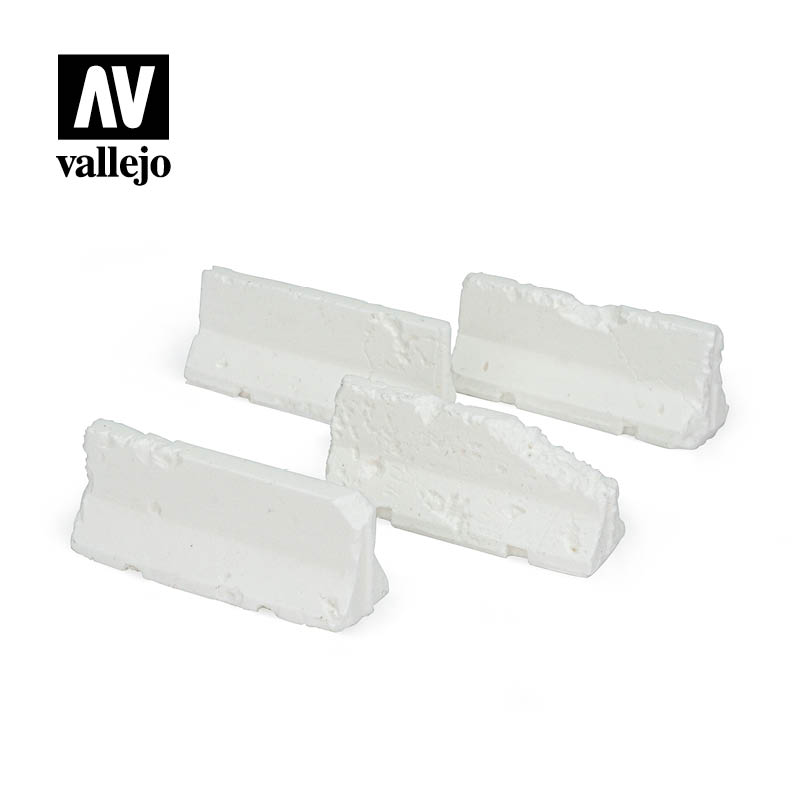 [ VALSC215 ] Vallejo Damaged Concrete Barriers