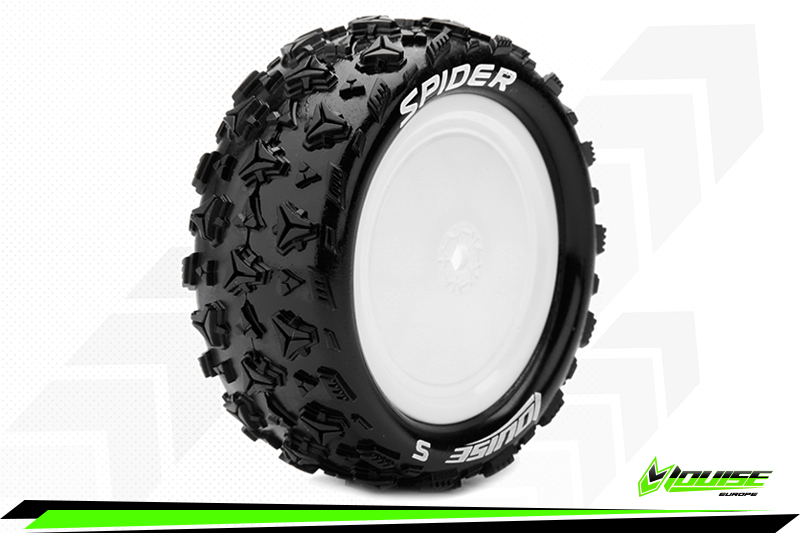 [ PROLR-T3198SWKF ] E-SPIDER 1/10 Buggy Banden - Hex 12mm - 35mm breed