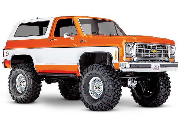 [ TRX-82076-4O ] Traxxas TRX-4 Chevy blazer crawler (no battery/no charger) - Orange - TRX82076-4O