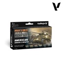 [ VAL70203 ] Vallejo american armour & infantry paint set WWII (6x18ml)