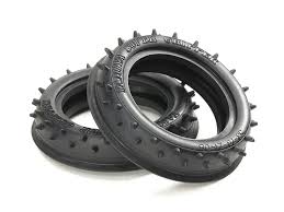 [ T54896 ] Tamiya 2WD front rib-spike tires (60/14)