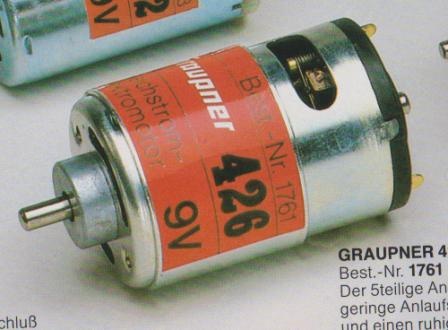[ G1761.0 ] Graupner 426 Motor 9 V