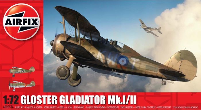 [ AIRA02052A ] Airfix gloster gladiator Mk.I/II  1/72