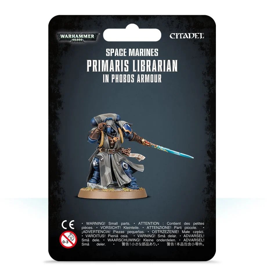 [ GW48-67 ] Space Marines PRIMARIS LIBRARIAN IN PHOBOS ARMOUR