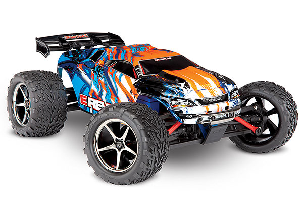 [ TRX-71054-1ORNG ] Traxxas E-revo 1/16 4x4 brushed, orange (incl battery/charger) -TRX71054-1ORN
