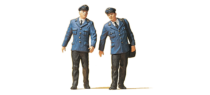 [ PRE45002 ] Preiser LGB cheminots marchants 1/22.5