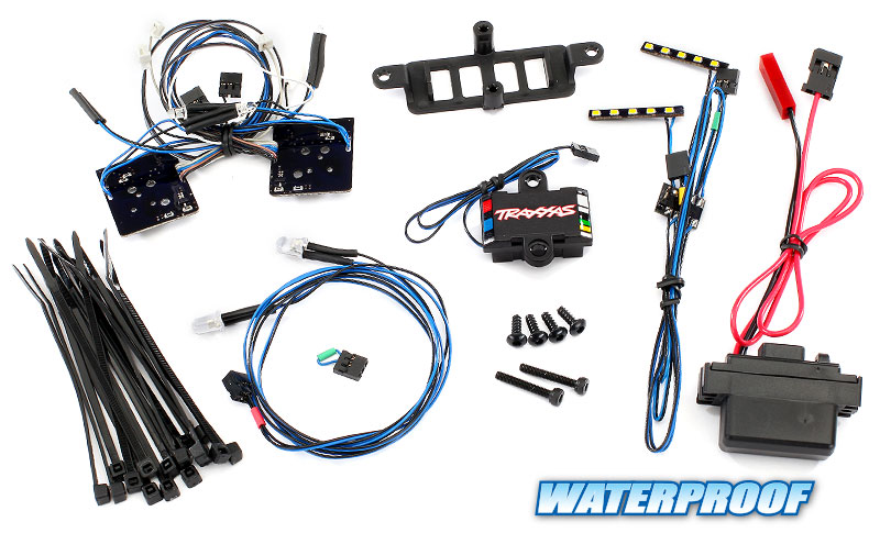 [ TRX-8899 ] Traxxas light set (contains headlights, tail lights, roof lights and distribution) - TRX8899