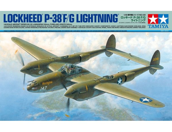 [ T61120 ] Tamiya Lockheed P-38 F/G lightning 1/48