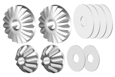  [ PROC-00180-179 ] Planetary Diff. Gears - Steel - 1 Set