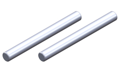  [ PROC-00180-219 ] Suspension Arm Pivot Pin - Upper  - Front - Steel - 2 pcs
