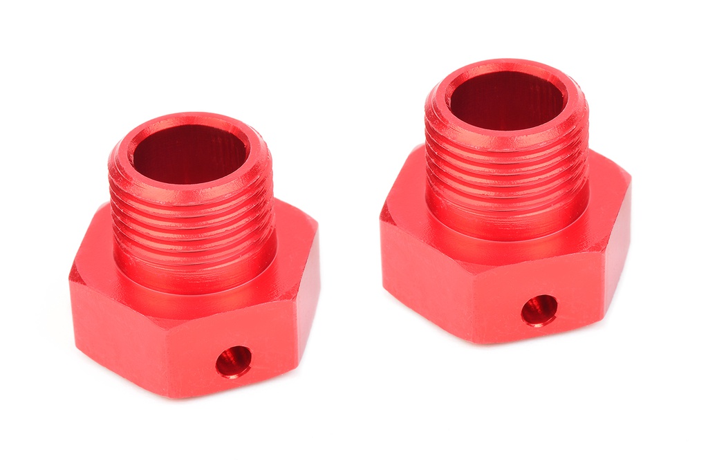  [ PROC-00180-329 ] Wheel Hex Adapter - Wide RTR - Aluminum - 2 pcs