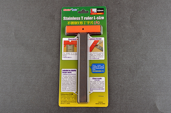 [ TRU09987 ] Trumpeter stainless T ruler L-size 150mm