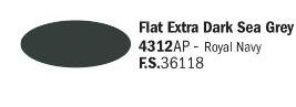 [ ITA-4312AP ] Italeri flat extra dark sea grey 20ml