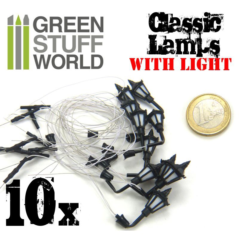 [ GSW8436554367696 ] Green stuff world classic wall lamps (10 stuks)