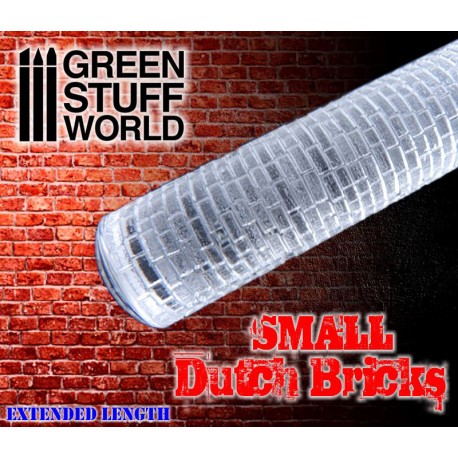 [ GSW1660 ] Green stuff world small dutch bricks rolling pin
