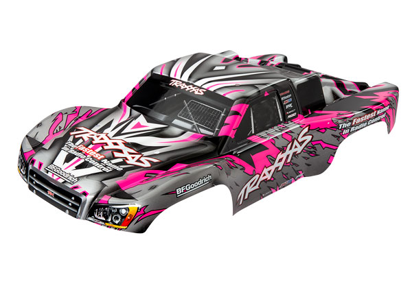 [ TRX-5847 ] Traxxas slash 4x4, pink (painted, decals applied)-TRX5847 