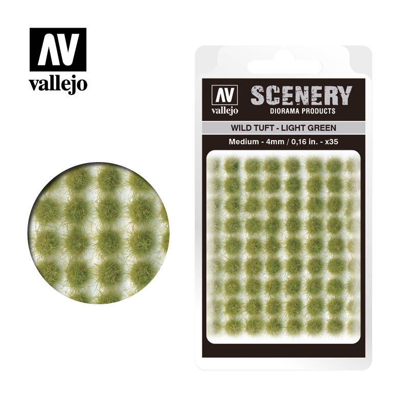 [ VALSC407 ] Vallejo Wild Tuft - Light Green 4 mm.