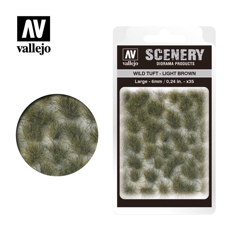 [ VALSC418 ] Vallejo Wild Tuft - Light Brown 6 mm.