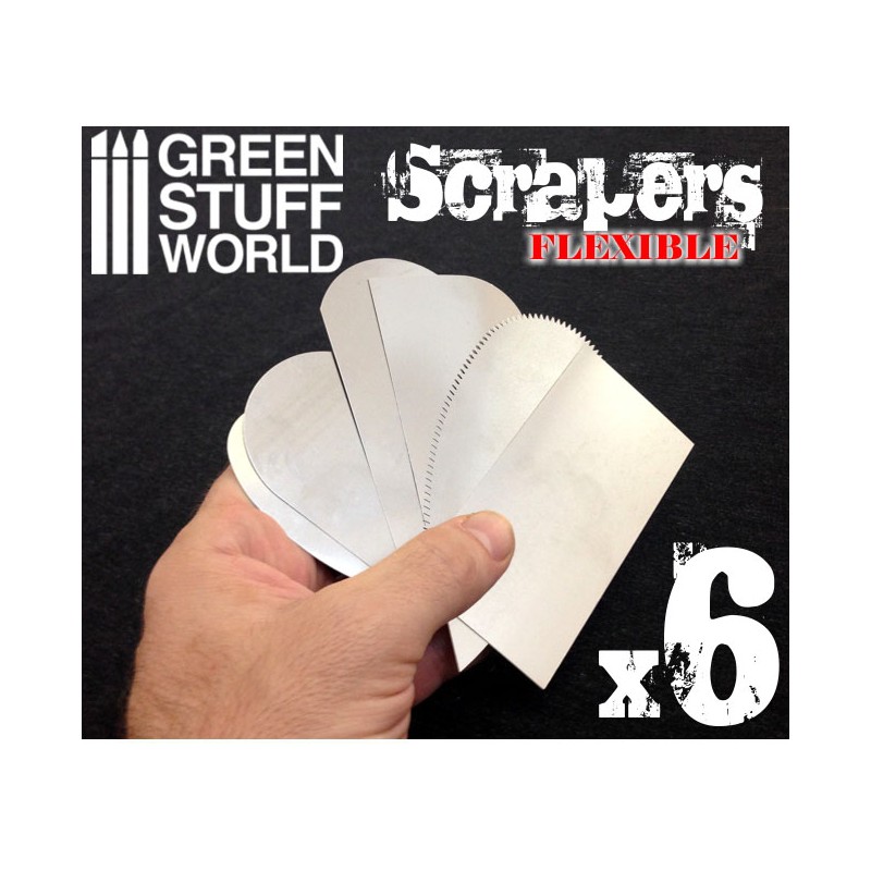 [ GSW1342 ] Green stuff world - steel scrapers