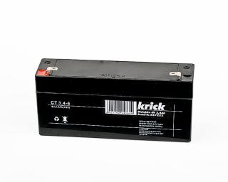 [ KR667253 ] Krick Lood akku / lood batterij 6V 3,4Ah