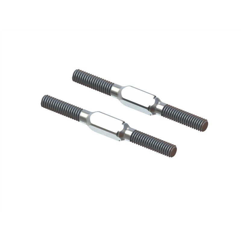 [ ARA340176 ] Arrma steel turnbuckle M4x45mm Silver (2)