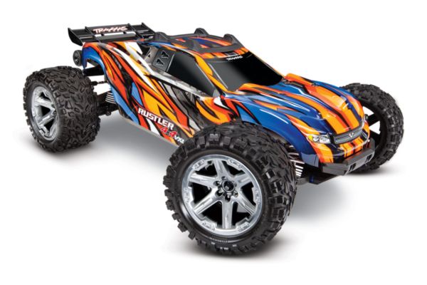 [ TRX-67076-4O ] Traxxas Rustler 4x4 VXL 1/10 scale 4wd stadium truck - Orange-TRX67076-4O