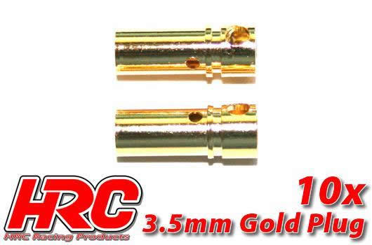 [ HRC9003F ] Gold connector 3.5mm 10pcs