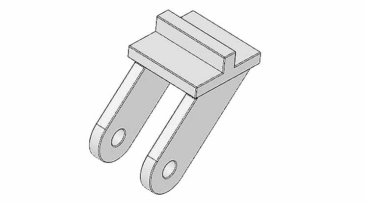 [ MPX703458 ] Horn "Twin" and Pushrod Connector (2st)