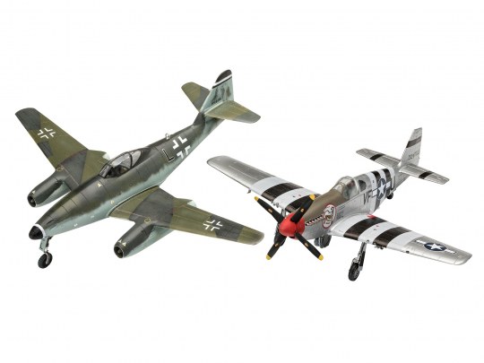 [ RE03711 ] Revell combat set messerschmitt Me262 &amp; P-51B mustang 1/72