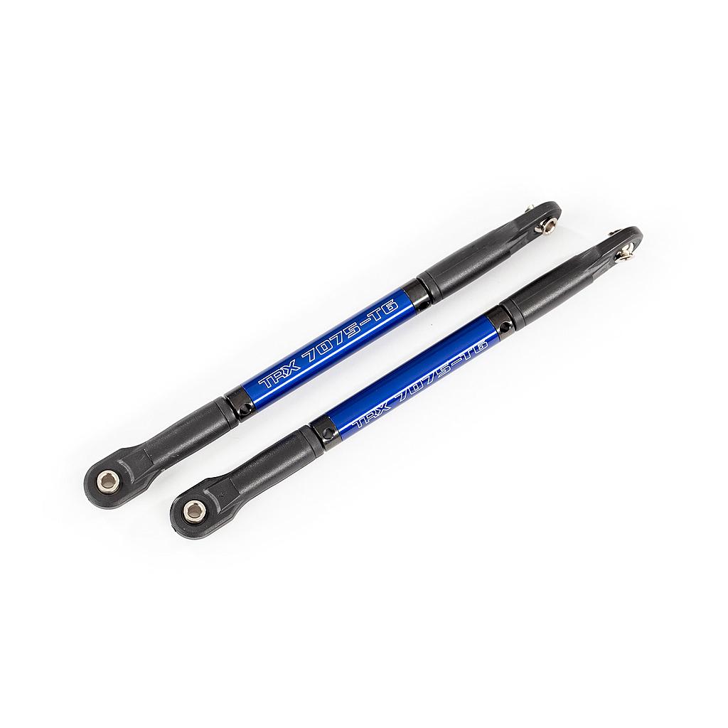 [ TRX-8619X ] Traxxas Push rods, aluminium (blue-anodized), heavy duty (2) assembled with rod ends and threaded inserts - TRX8619X