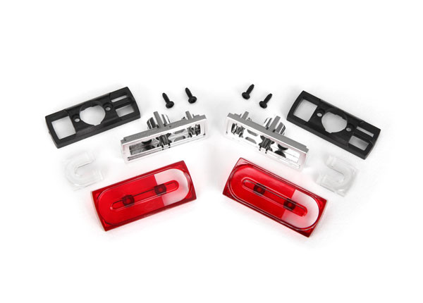 [ TRX-8814X ] Traxxas tail light lens (2)/ tail light housing (2) / tail light housing mount (2) left & right - TRX8814X